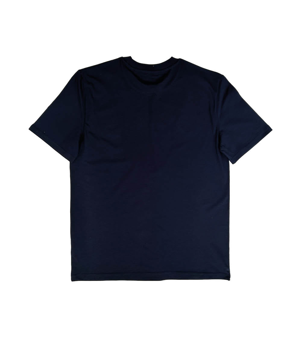 Shoe Tie Graphic Tee - Navy